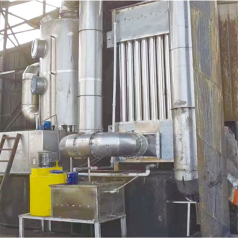 Tratamento de gases residuais de caldeiras de biomassa