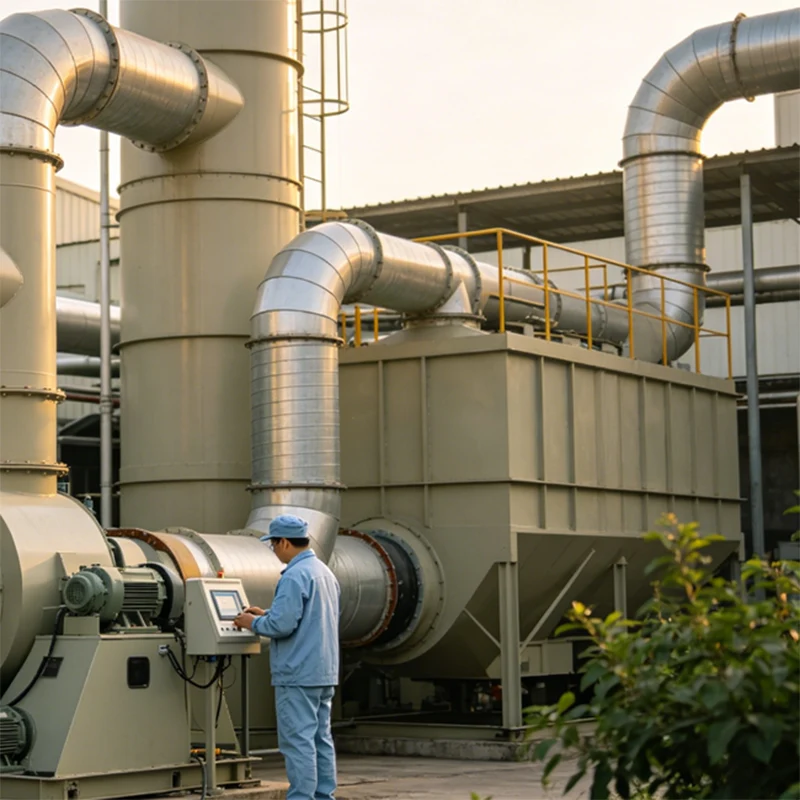 Tratamento de gases residuais orgânicos para máquinas de direcionamento a quente